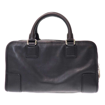 Loewe Amazona 28 Embossed Anagram Mini Boston Bag Black