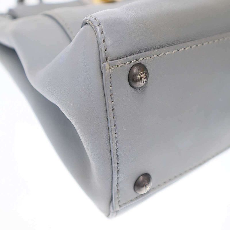 Fendi Peekaboo Bag Peekaboo Medium 2wayleather Shoulder Bag 8bn226 Blue