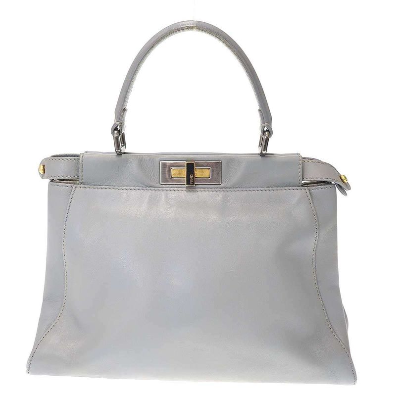 Fendi Peekaboo Bag Peekaboo Medium 2wayleather Shoulder Bag 8bn226 Blue