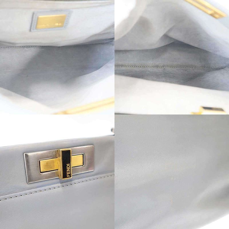 Fendi Peekaboo Bag Peekaboo Medium 2wayleather Shoulder Bag 8bn226 Blue