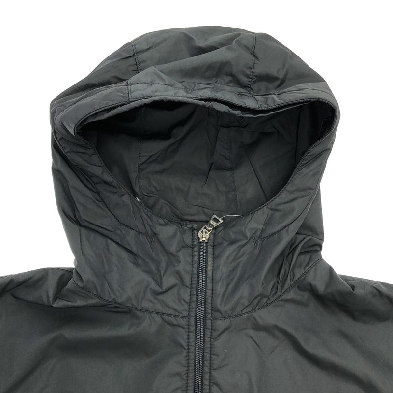 Prada Sport Nylon Zip Up Hoodie Black 46