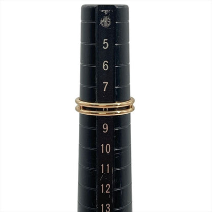 Hermes Ariane Ring #48 H119836b 18K Pink Gold 2.6g Pink Gold Ladies
