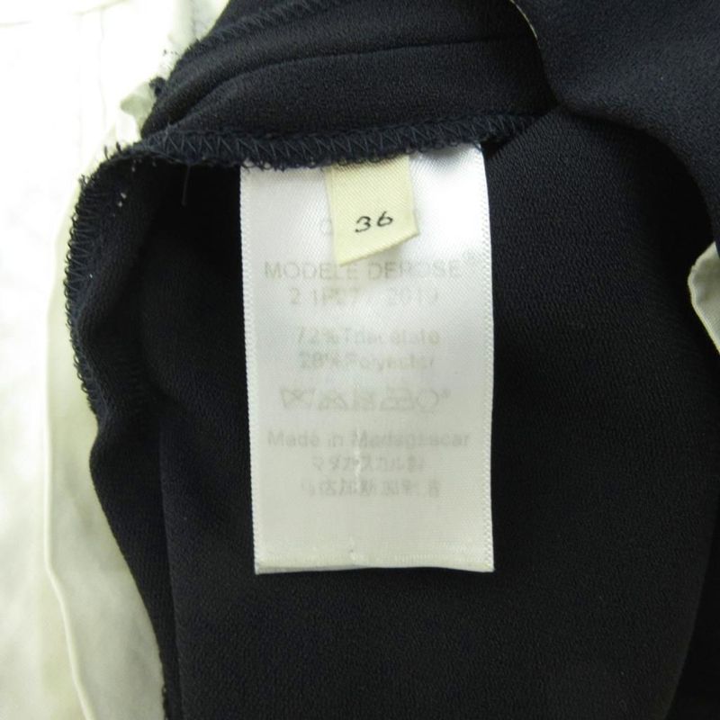 Celine Pants Slacks Straight Center Press 36 Black 1108 AA