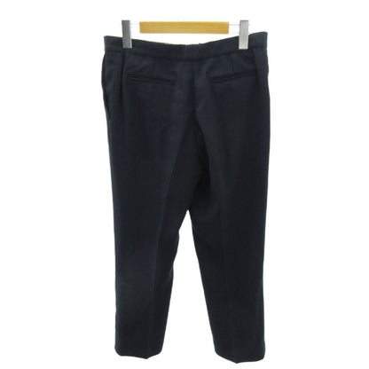 Celine Pants Slacks Straight Center Press 36 Black 1108 AA