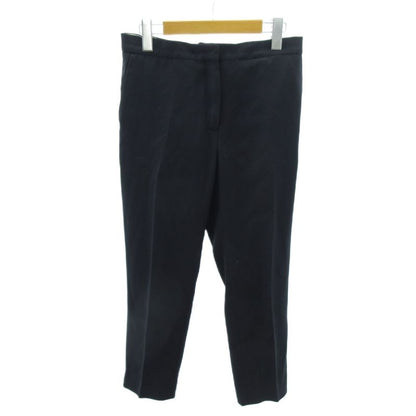 Celine Pants Slacks Straight Center Press 36 Black 1108 AA