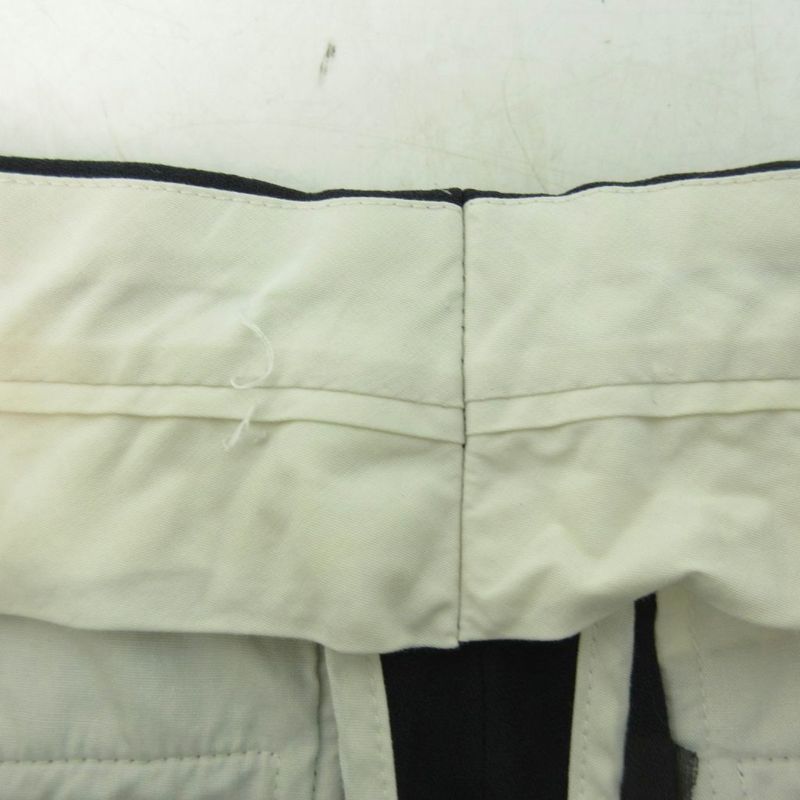 Celine Pants Slacks Straight Center Press 36 Black 1108 AA