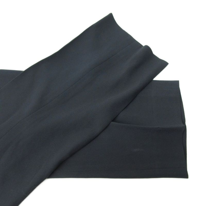 Celine Pants Slacks Straight Center Press 36 Black 1108 AA