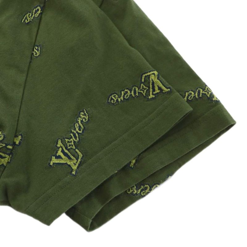 Louis Vuitton 25SS LV Vers Jacquard Cotton T-shirt Cut And Sewn Short Sleeves