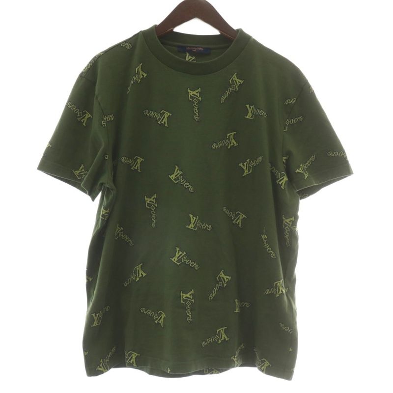 Louis Vuitton 25SS LV Vers Jacquard Cotton T-shirt Cut And Sewn Short Sleeves