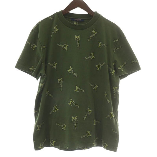 Louis Vuitton 25SS LV Vers Jacquard Cotton T-shirt Cut And Sewn Short Sleeves