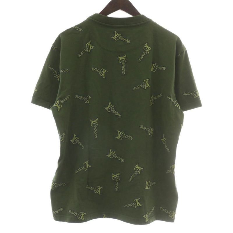 Louis Vuitton 25SS LV Vers Jacquard Cotton T-shirt Cut And Sewn Short Sleeves