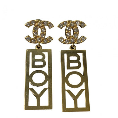 Chanel Women's Coco Mark Swing Earrings BOY B22 C