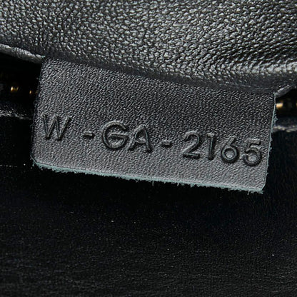 Celine Luggage Micro Shopper Black Gray Red Leather Women's Celine