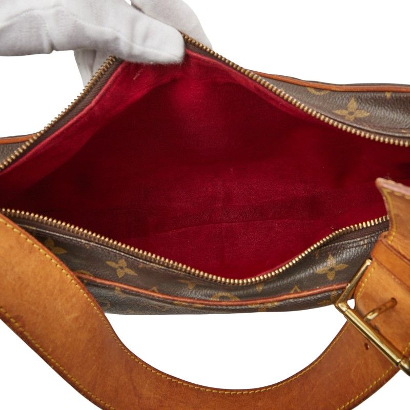 Louis Vuitton Monogram Croissant GM One Shoulder Bag M51511 Brown PVC Leather