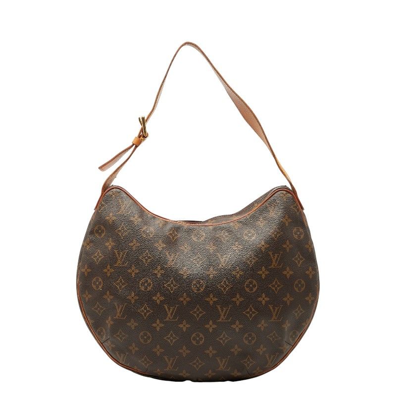 Louis Vuitton Monogram Croissant GM One Shoulder Bag M51511 Brown PVC Leather