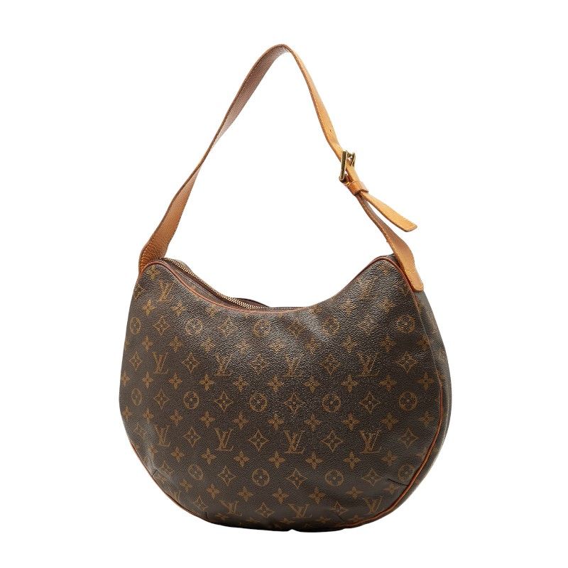 Louis Vuitton Monogram Croissant GM One Shoulder Bag M51511 Brown PVC Leather