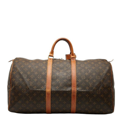 Louis Vuitton Monogram Keepall 55 Boston Bag Travel Bag Travel Bag M41424 Brown