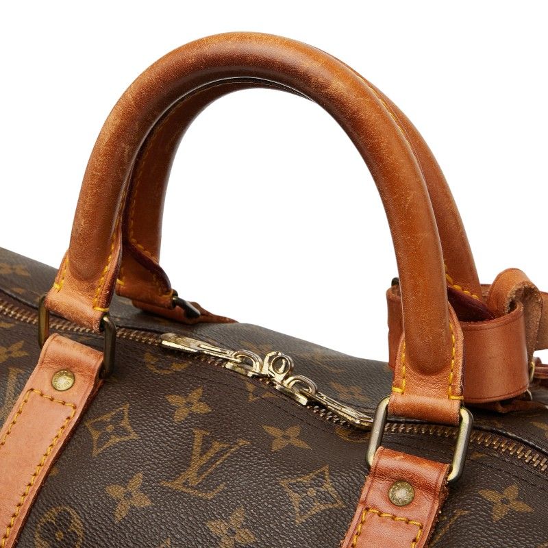 Louis Vuitton Monogram Keepall 55 Boston Bag Travel Bag Travel Bag M41424 Brown