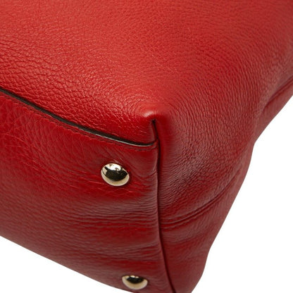 Gucci Soho Handbag Shoulder Bag 2WAY 308362 Red Leather Ladies Gucci