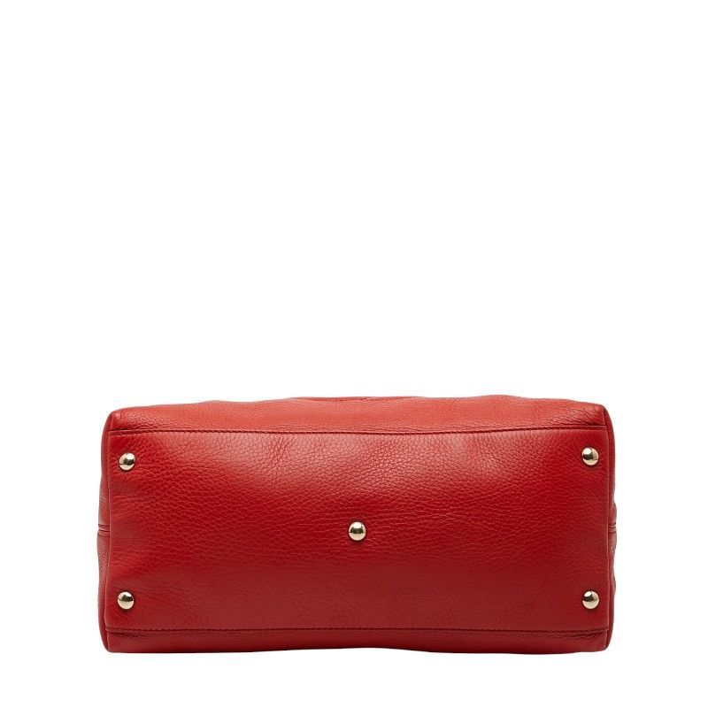 Gucci Soho Handbag Shoulder Bag 2WAY 308362 Red Leather Ladies Gucci