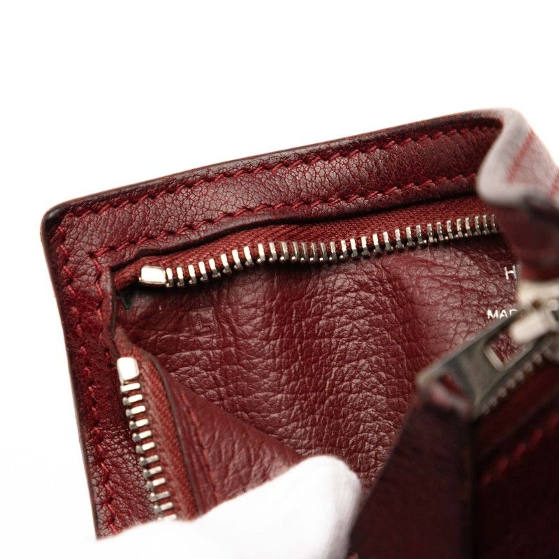 Hermes Coin Case Coin Purse Red Chevre Ladies Hermes