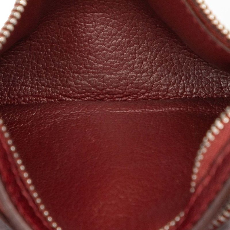 Hermes Coin Case Coin Purse Red Chevre Ladies Hermes