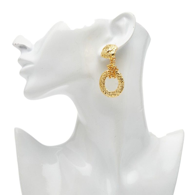 Chanel Matelasse Coco Mark Chain Motif Gold Plated Ladies Chanel