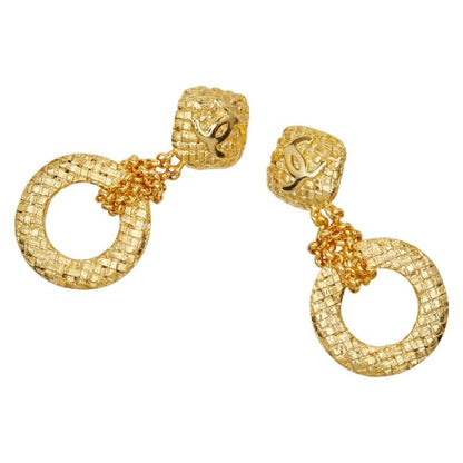 Chanel Matelasse Coco Mark Chain Motif Gold Plated Ladies Chanel