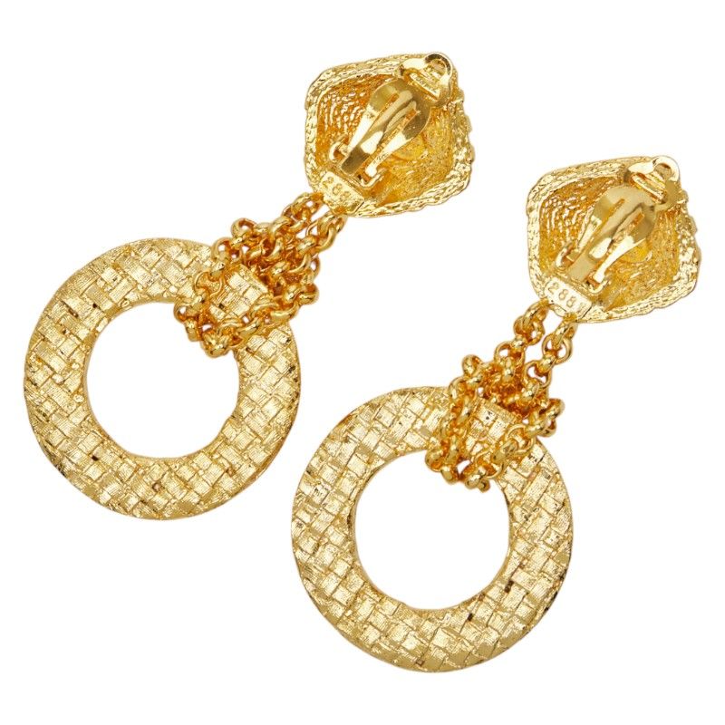 Chanel Matelasse Coco Mark Chain Motif Gold Plated Ladies Chanel