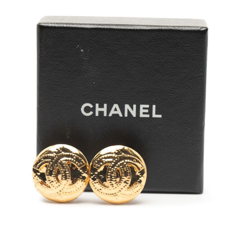 Chanel Vintage Coco Mark Gold Plated Ladies Chanel
