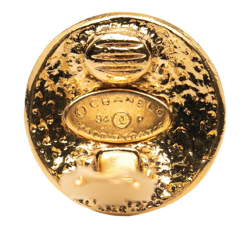Chanel Vintage Coco Mark Gold Plated Ladies Chanel