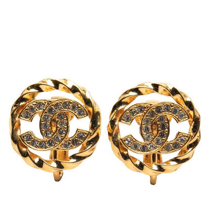 Chanel Vintage Coco Mark Gold Plated Ladies Chanel