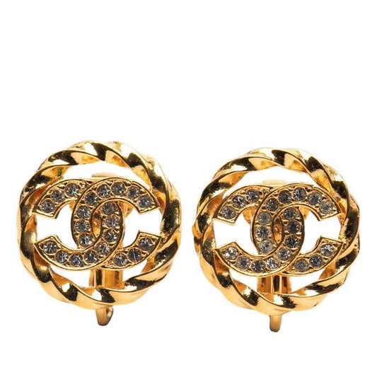 Chanel Vintage Coco Mark Gold Plated Ladies Chanel