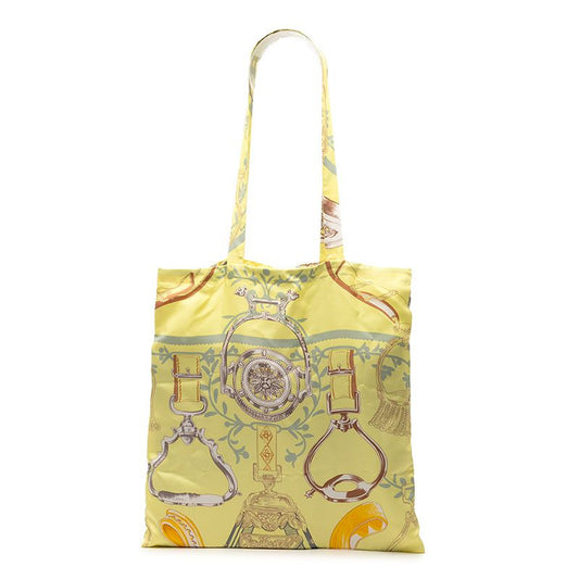 Hermes Petite Ash Tote Etriers Stirrups Horse Harness Pattern Tote Bag Shoulder