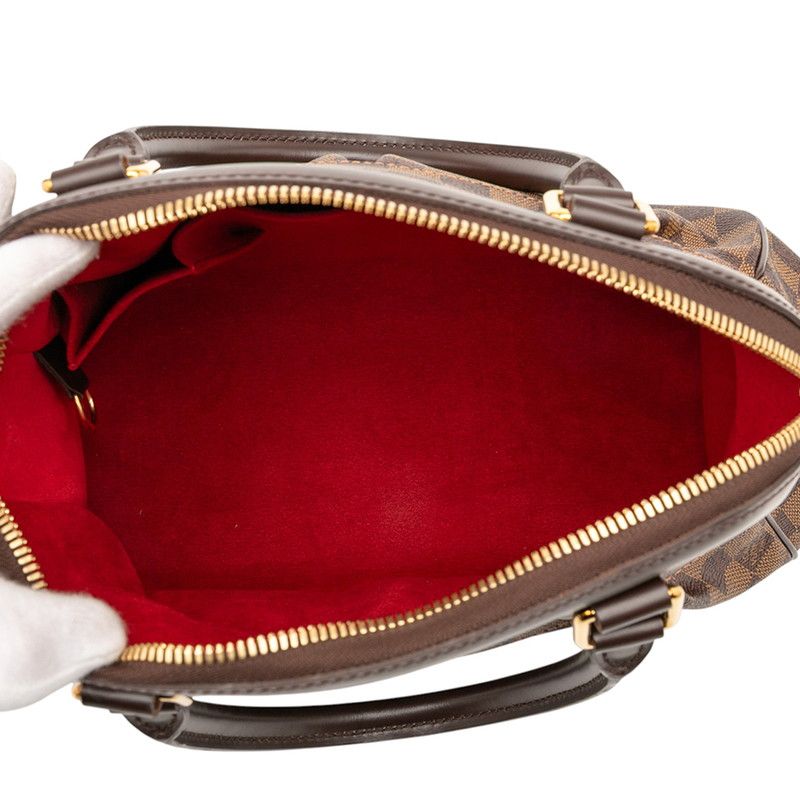 Louis Vuitton Damier Trevi PM Handbag Shoulder Bag 2WAY N51997 Brown PVC