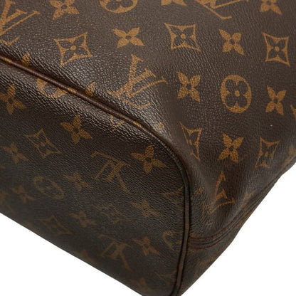 Louis Vuitton Monogram Neverfull MM Shoulder Bag Tote Bag M40156 Brown PVC