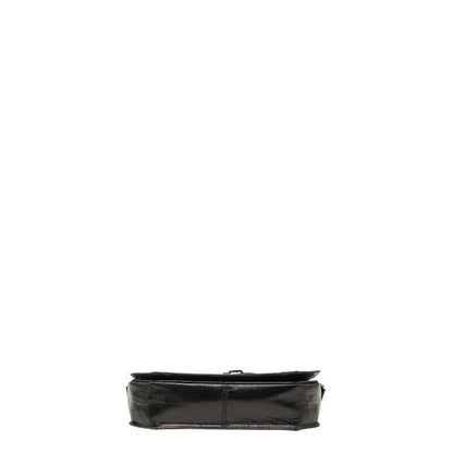 Saint Laurent Logo Black Leather Women's Saint Laurent