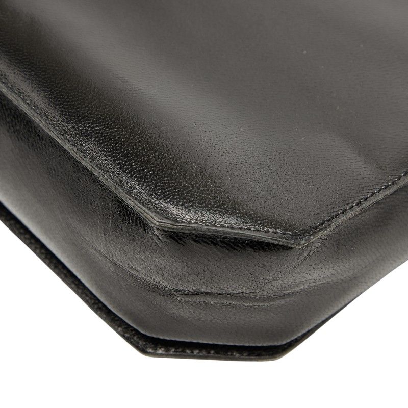 Saint Laurent Logo Black Leather Women's Saint Laurent