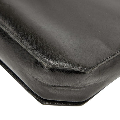 Saint Laurent Logo Black Leather Women's Saint Laurent