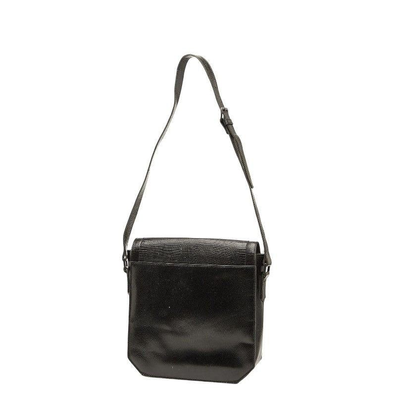 Saint Laurent Logo Black Leather Women's Saint Laurent