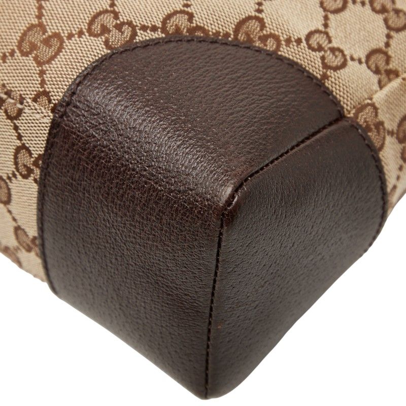 Gucci GG Canvas Crossbody Shoulder Bag 114273 Brown Canvas Leather Women's Gucci