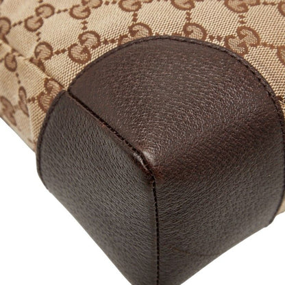 Gucci GG Canvas Crossbody Shoulder Bag 114273 Brown Canvas Leather Women's Gucci