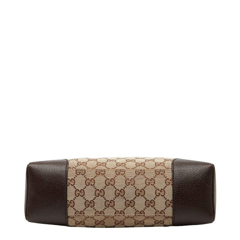 Gucci GG Canvas Crossbody Shoulder Bag 114273 Brown Canvas Leather Women's Gucci