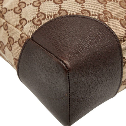 Gucci GG Canvas Crossbody Shoulder Bag 114273 Brown Canvas Leather Women's Gucci