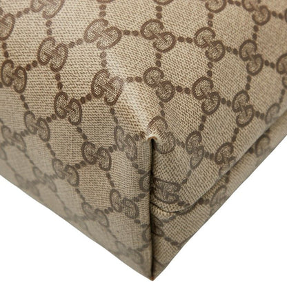 Gucci GG Supreme Sherry Line 39 02 003 Brown PVC Leather Women's Gucci