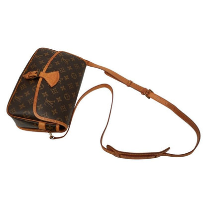 Louis Vuitton Monogram Sologne Crossbody Shoulder Bag M42250 Brown PVC Leather