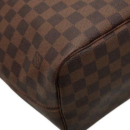 Louis Vuitton Damier Neverfull MM Shoulder Bag Tote Bag N51105 Brown PVC