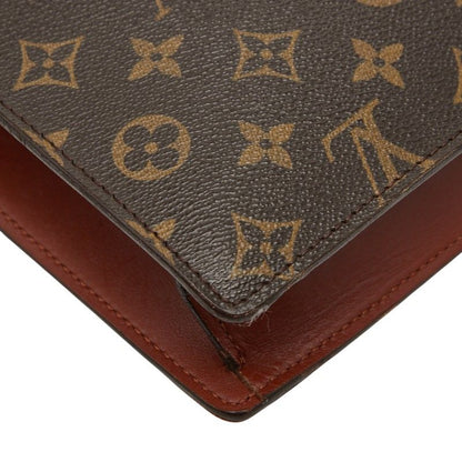 Louis Vuitton Monogram Monceau 28 Handbag Shoulder Bag 2WAY M51185 Brown PVC