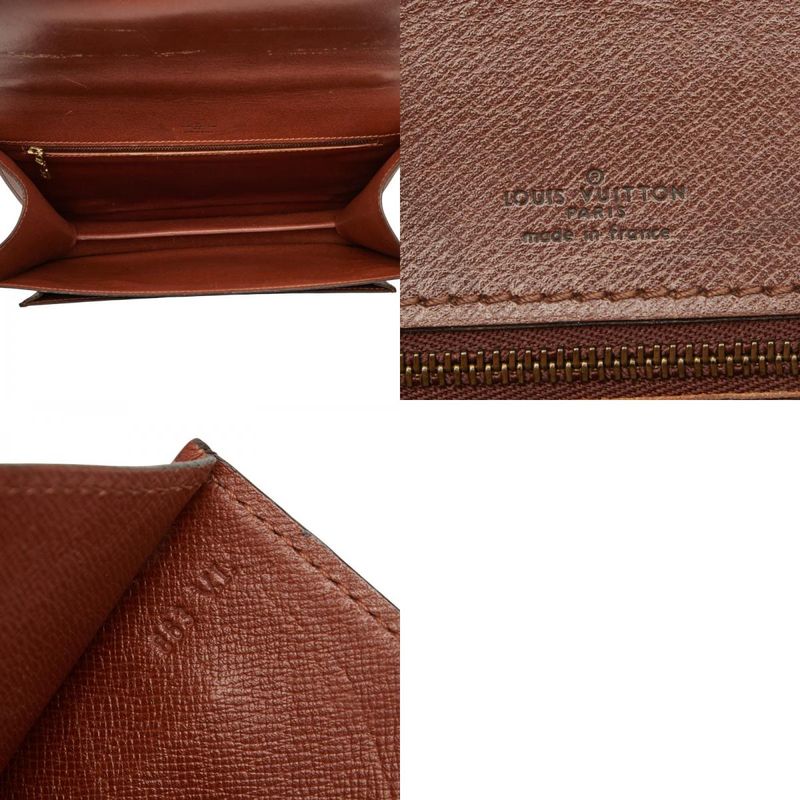 Louis Vuitton Monogram Monceau 28 Handbag Shoulder Bag 2WAY M51185 Brown PVC