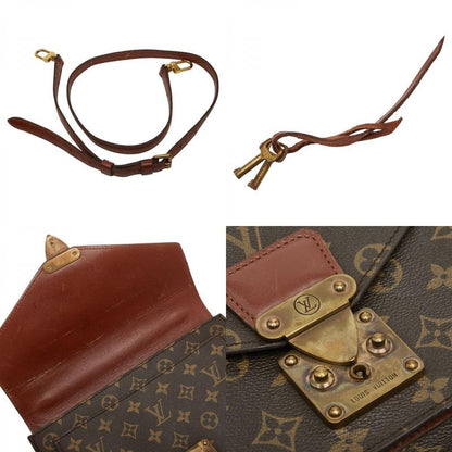 Louis Vuitton Monogram Monceau 28 Handbag Shoulder Bag 2WAY M51185 Brown PVC